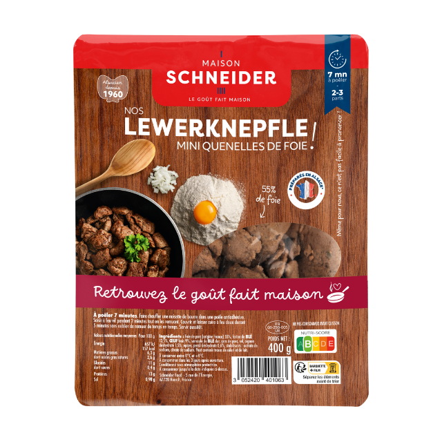 Lewerknepfle : mini quenelles de foie alsaciennes